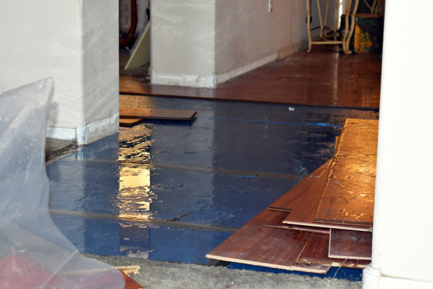 Professional Water Damage Restoration technician working in Oneonta, NY